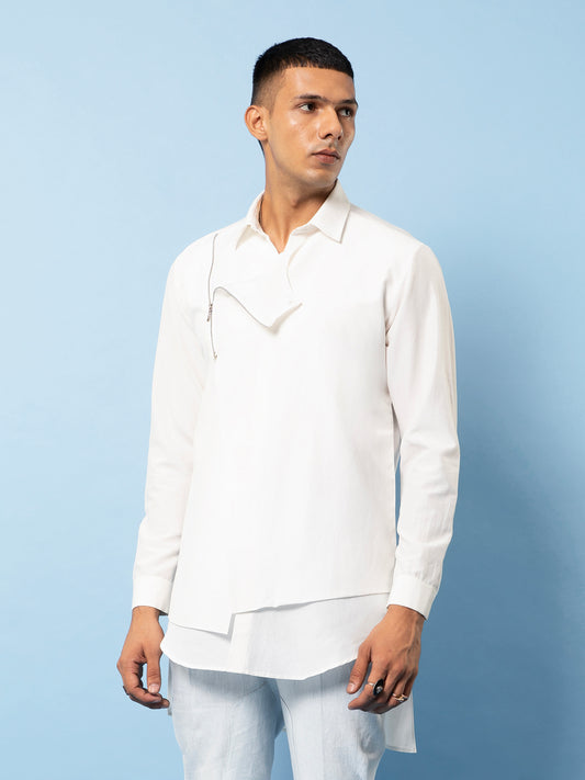 White Jade Shirt Co-Ord Set