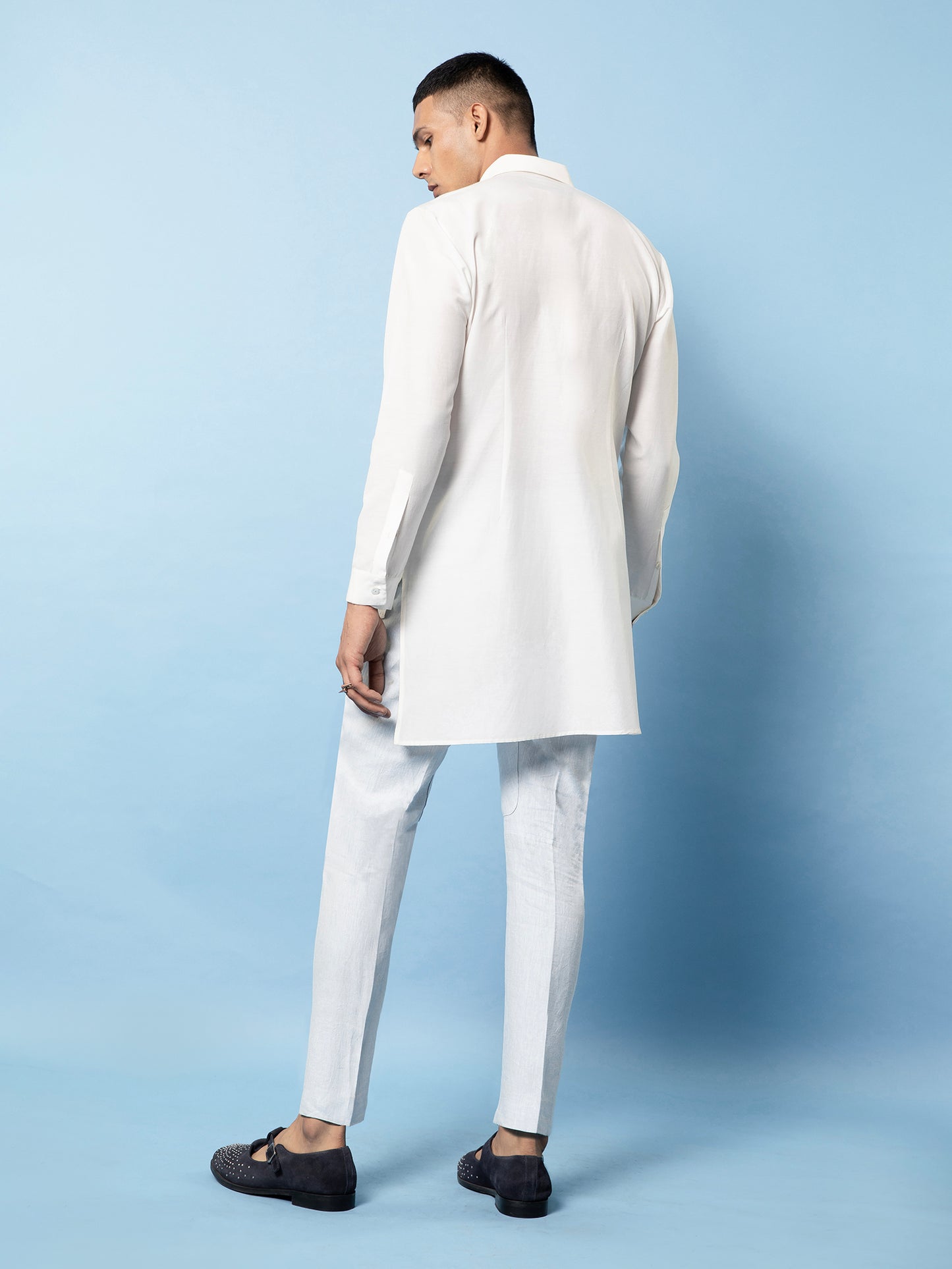 White Jade Shirt Co-Ord Set