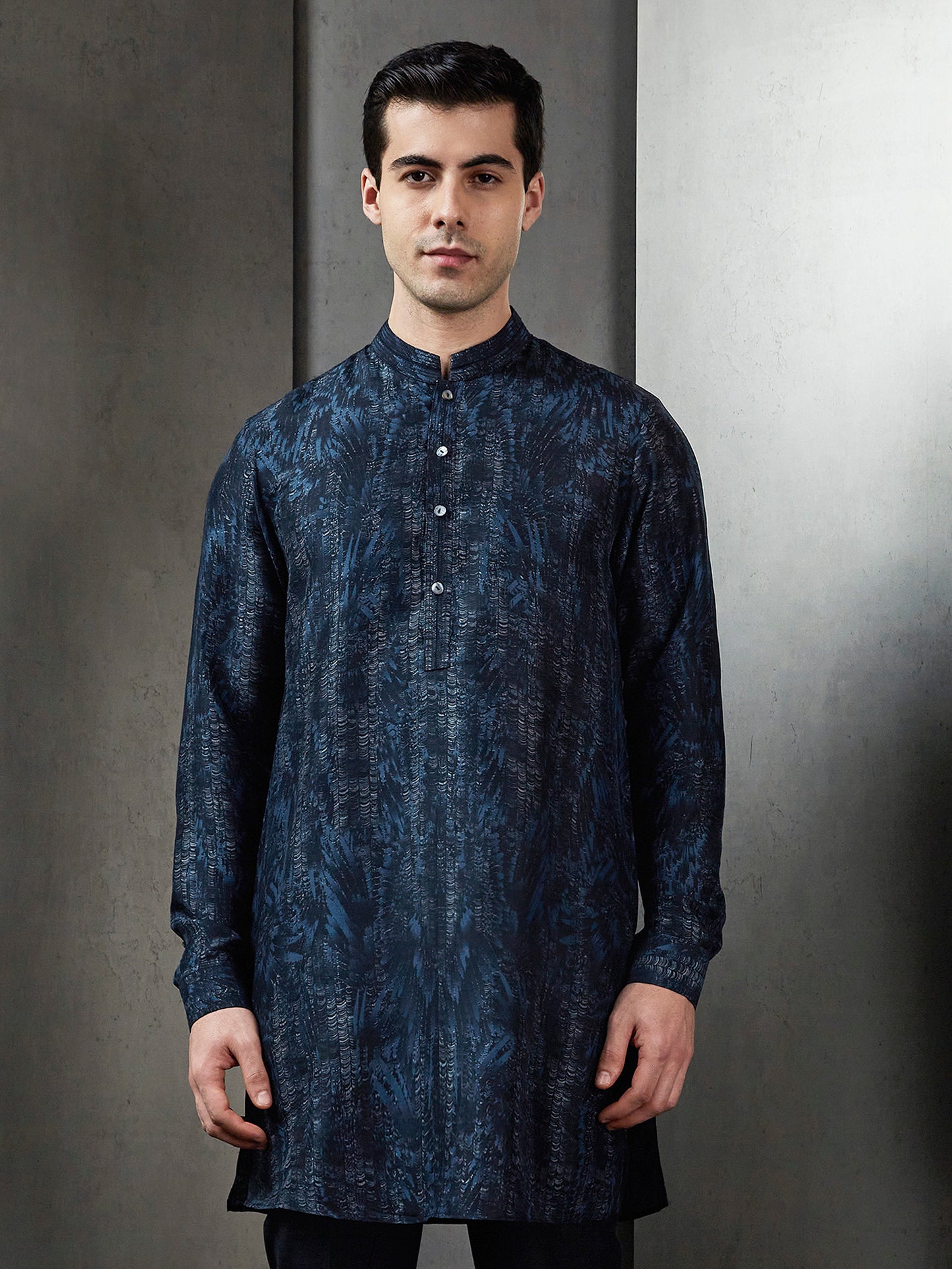 Feather Digital Printed Kurta