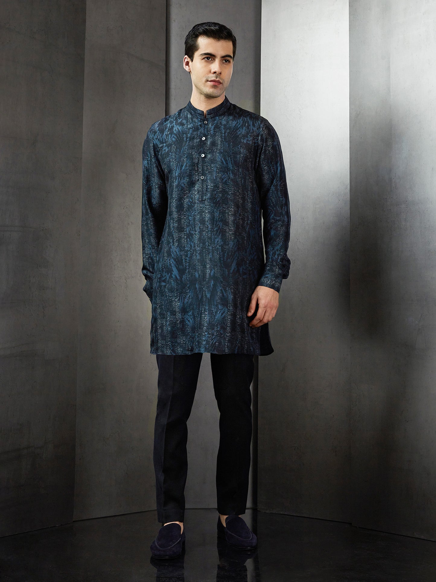 Feather Digital Printed Kurta