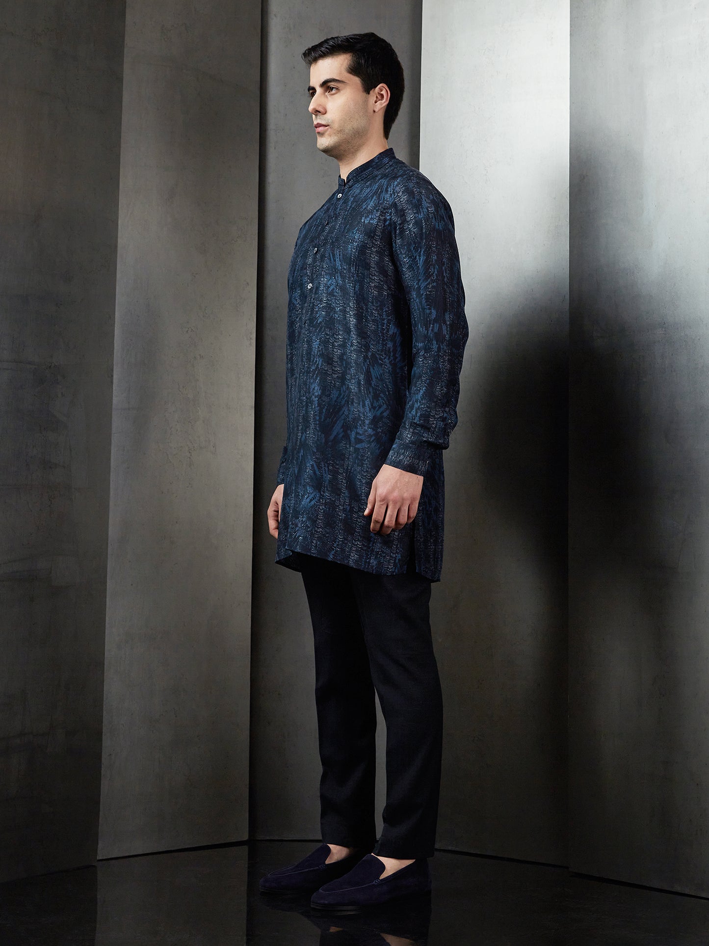 Feather Digital Printed Kurta
