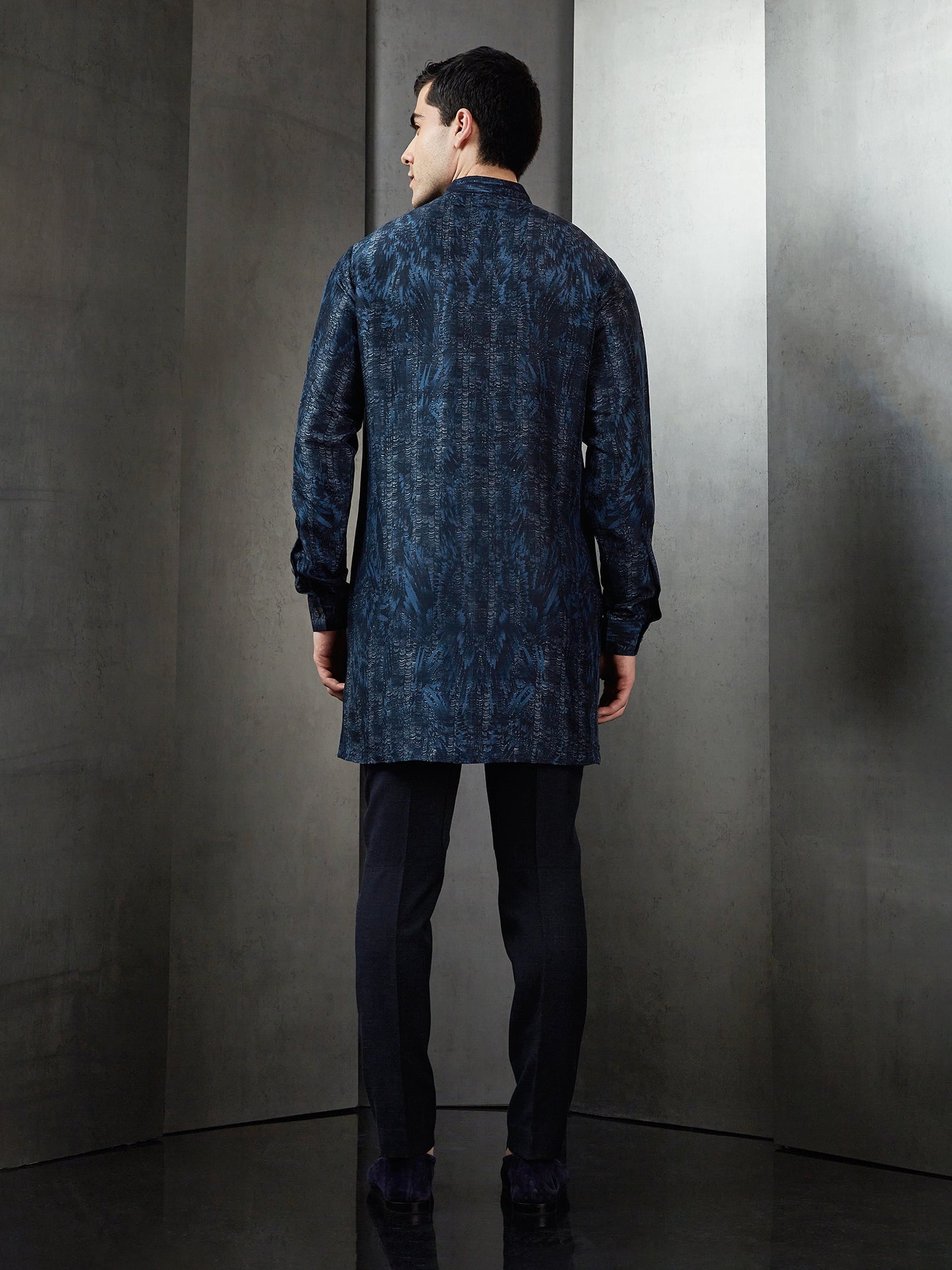 Feather Digital Printed Kurta