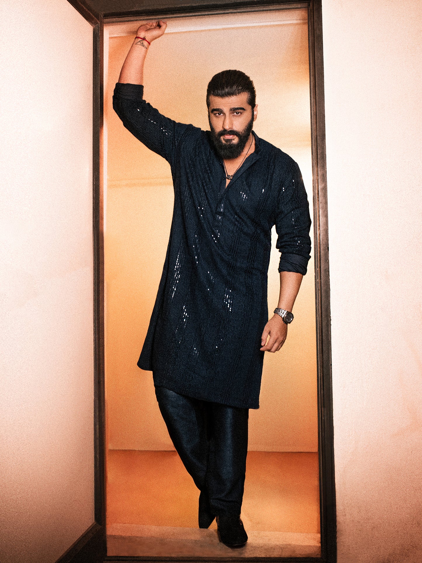 Arjun Kapoor In Chikankari Short Kurta
