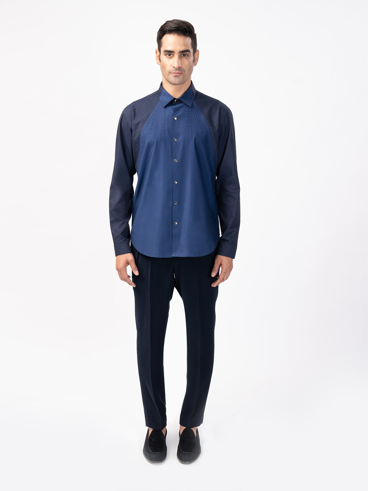 Veil Color Block Shirt
