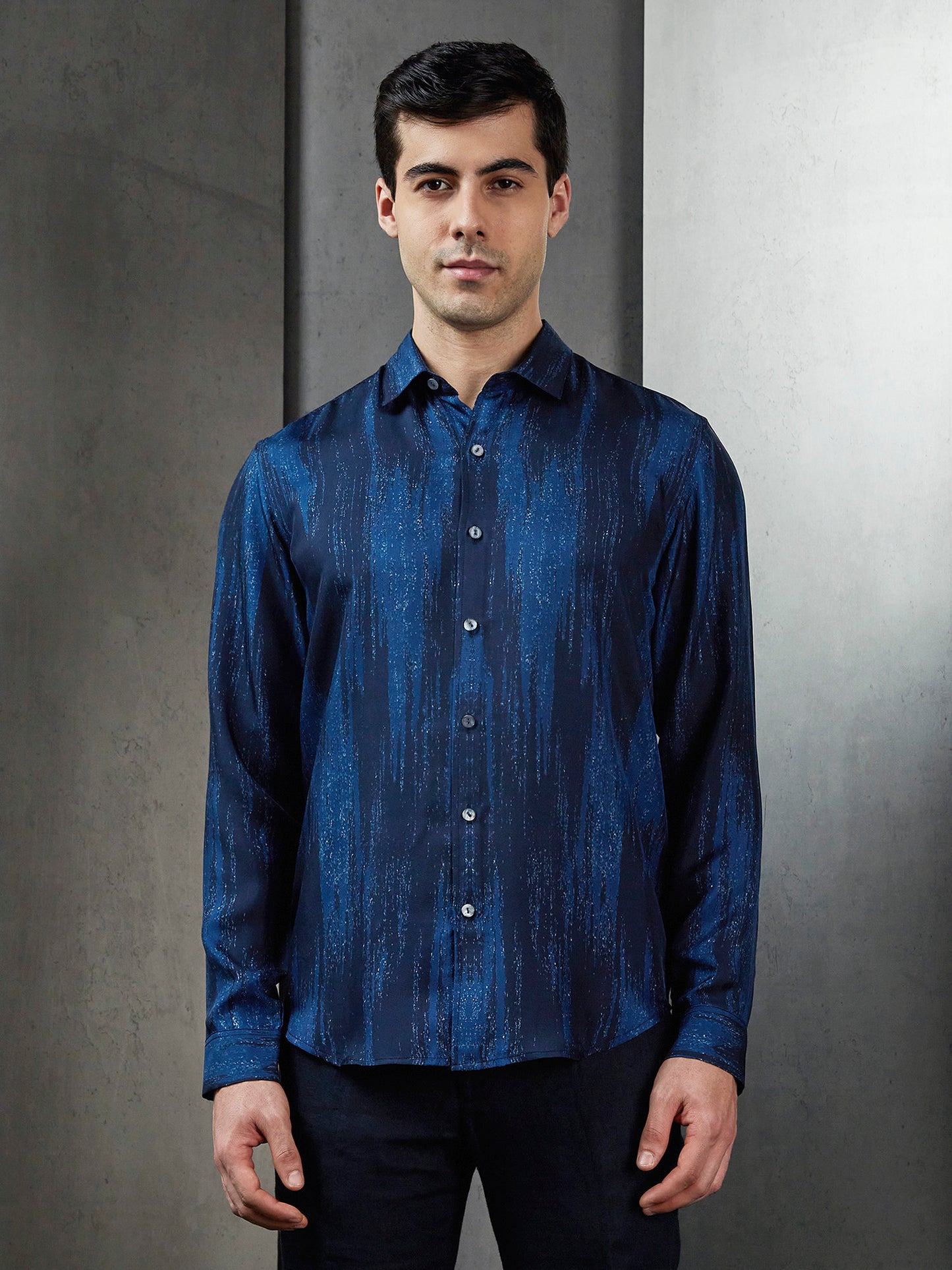 Ikat Printed Full Sleeved Shirt