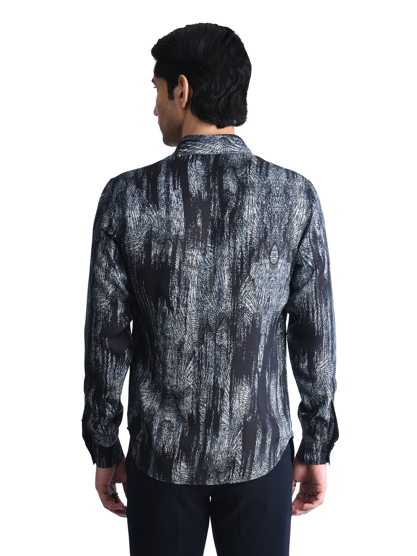 Feather Printed Full Sleeve Shirt