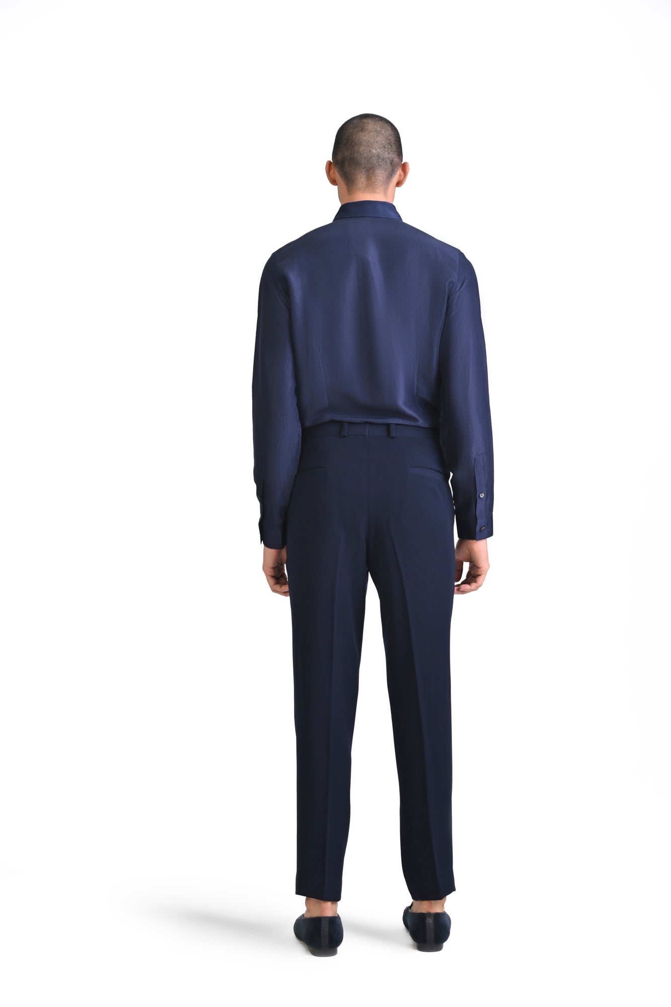 Front Pintuck With Sequence Embroidery