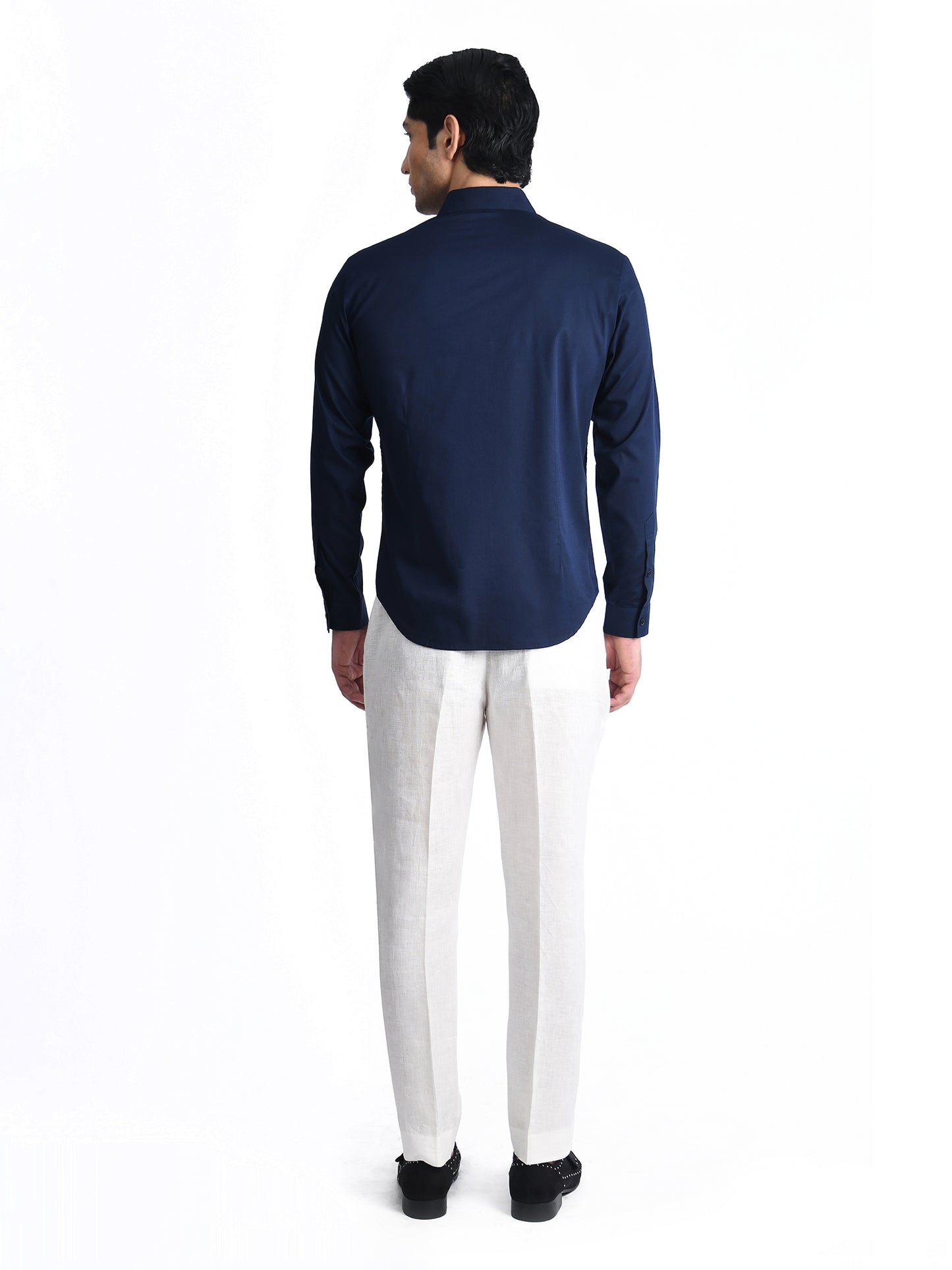 Navy Collated Shirt