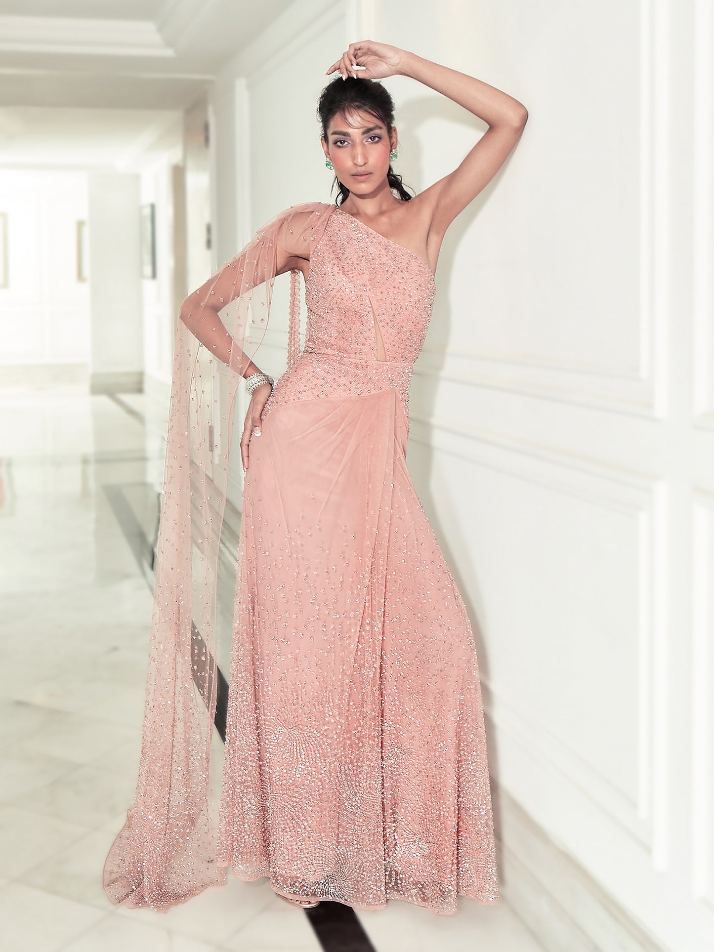 Quasar Sari Gown