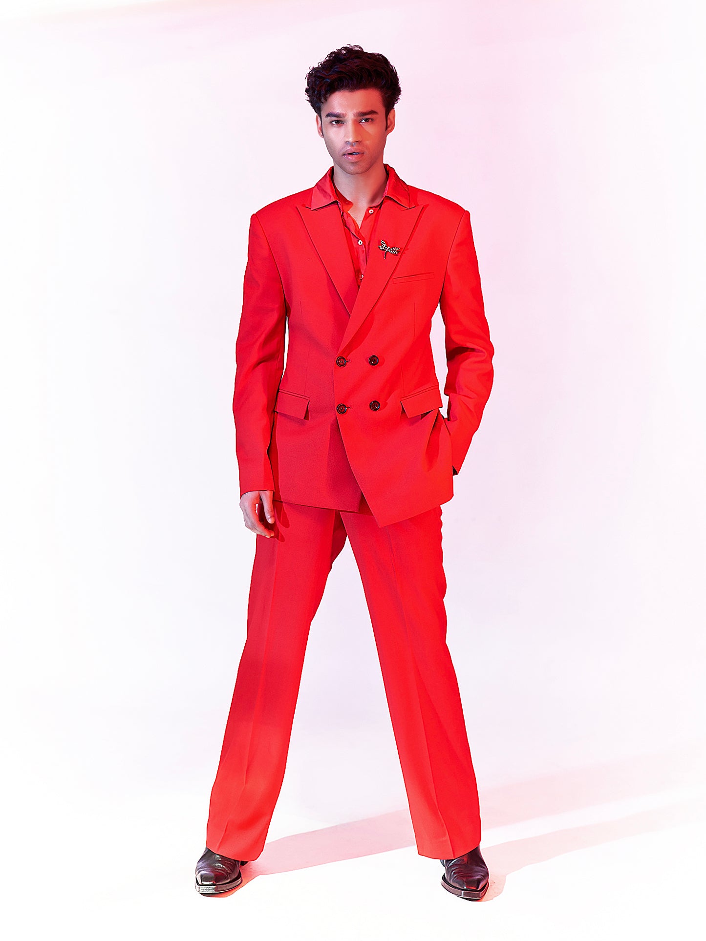 Babil Khan In Double Breasted Suit