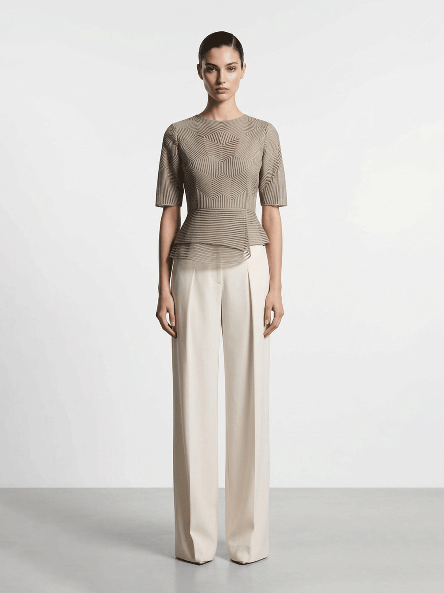 Pallas Peplum Top