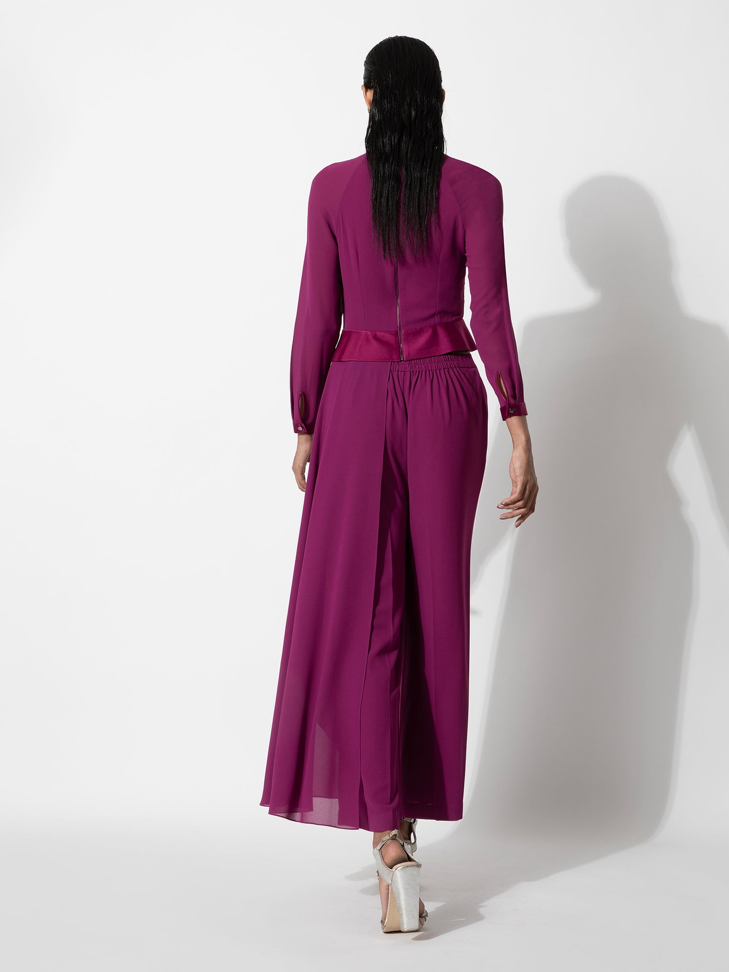 Asymmetrical Peplum Top