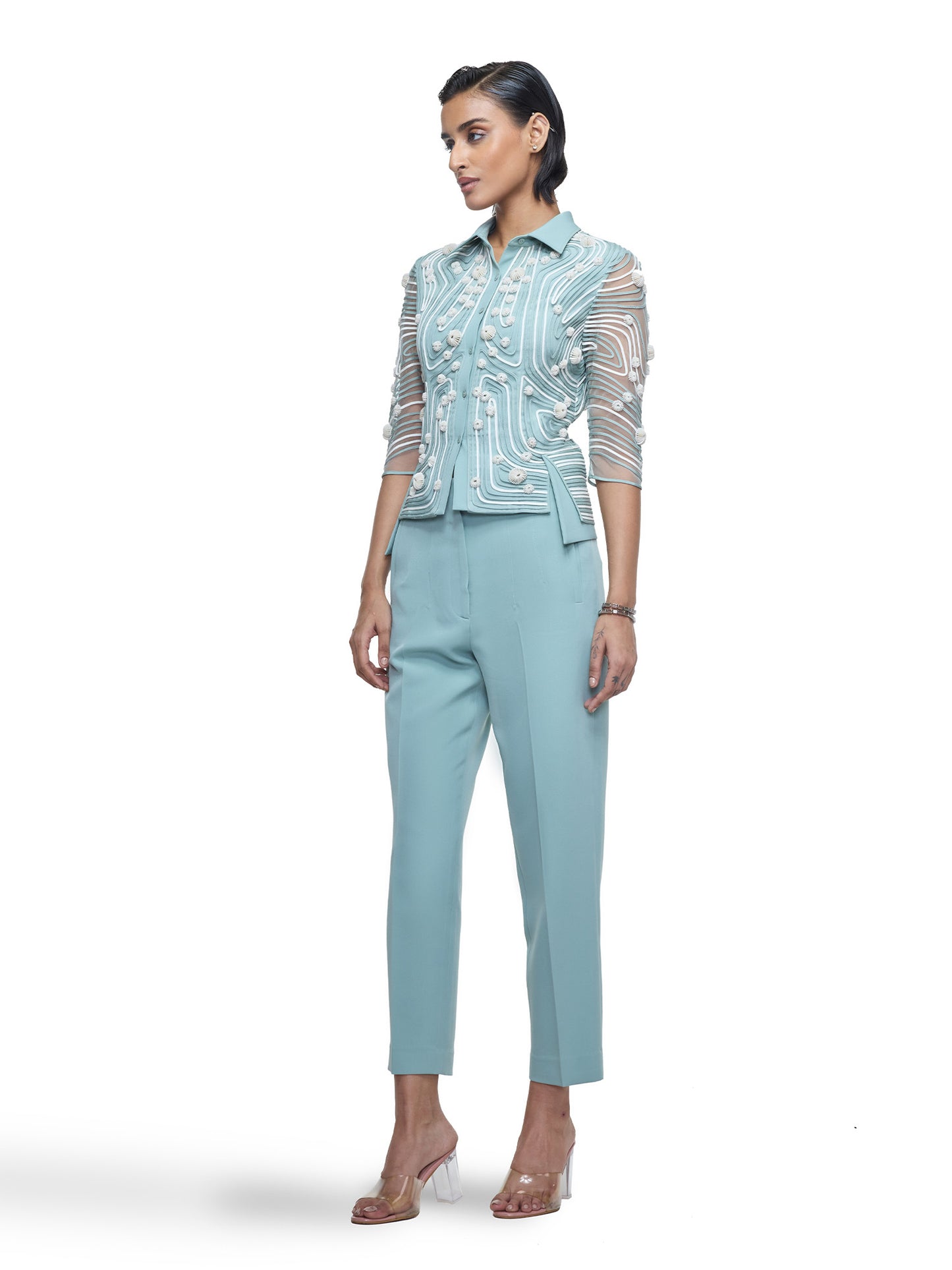 Green Lily Atik Top