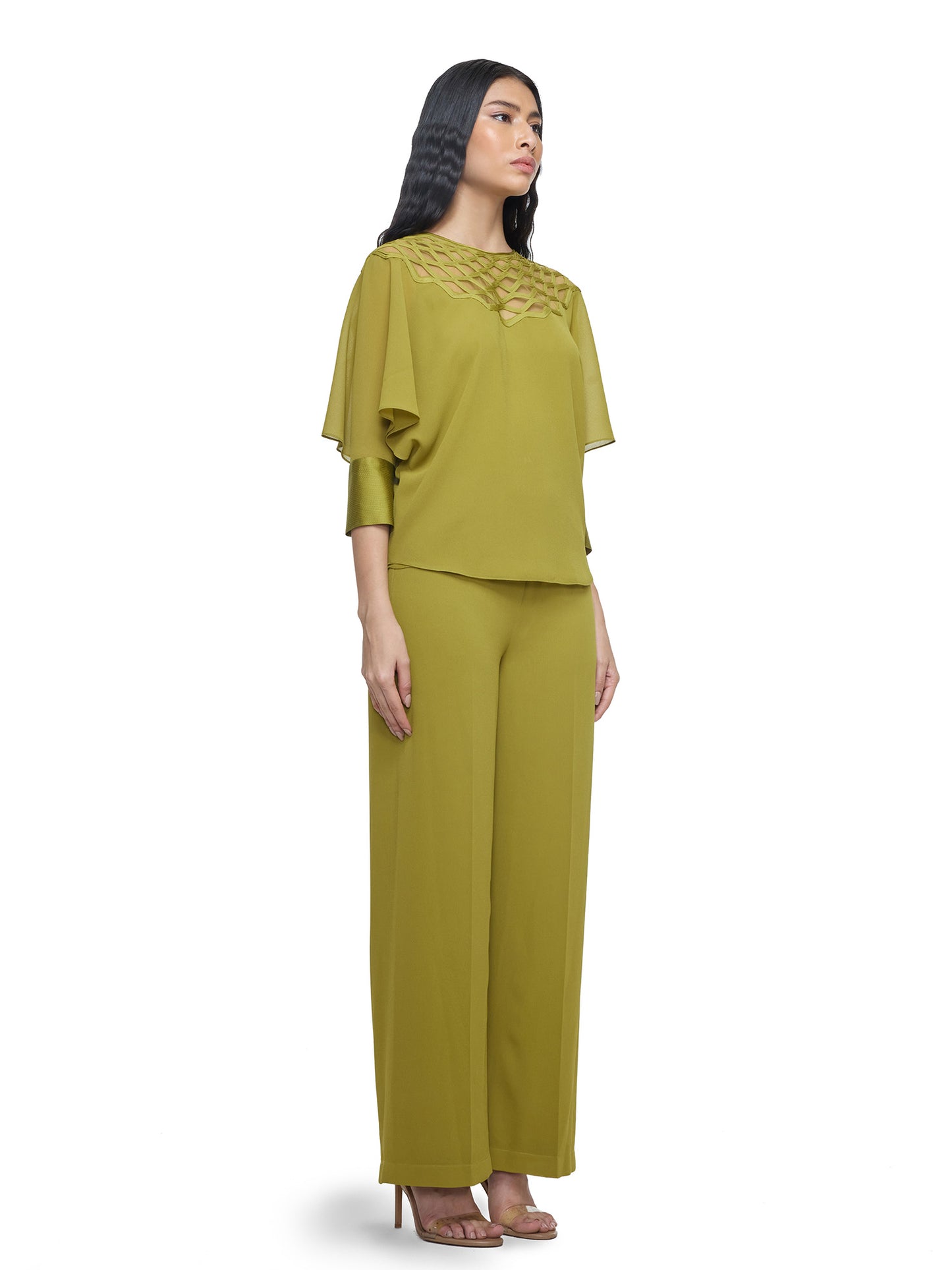 Embellished Cutwork Top