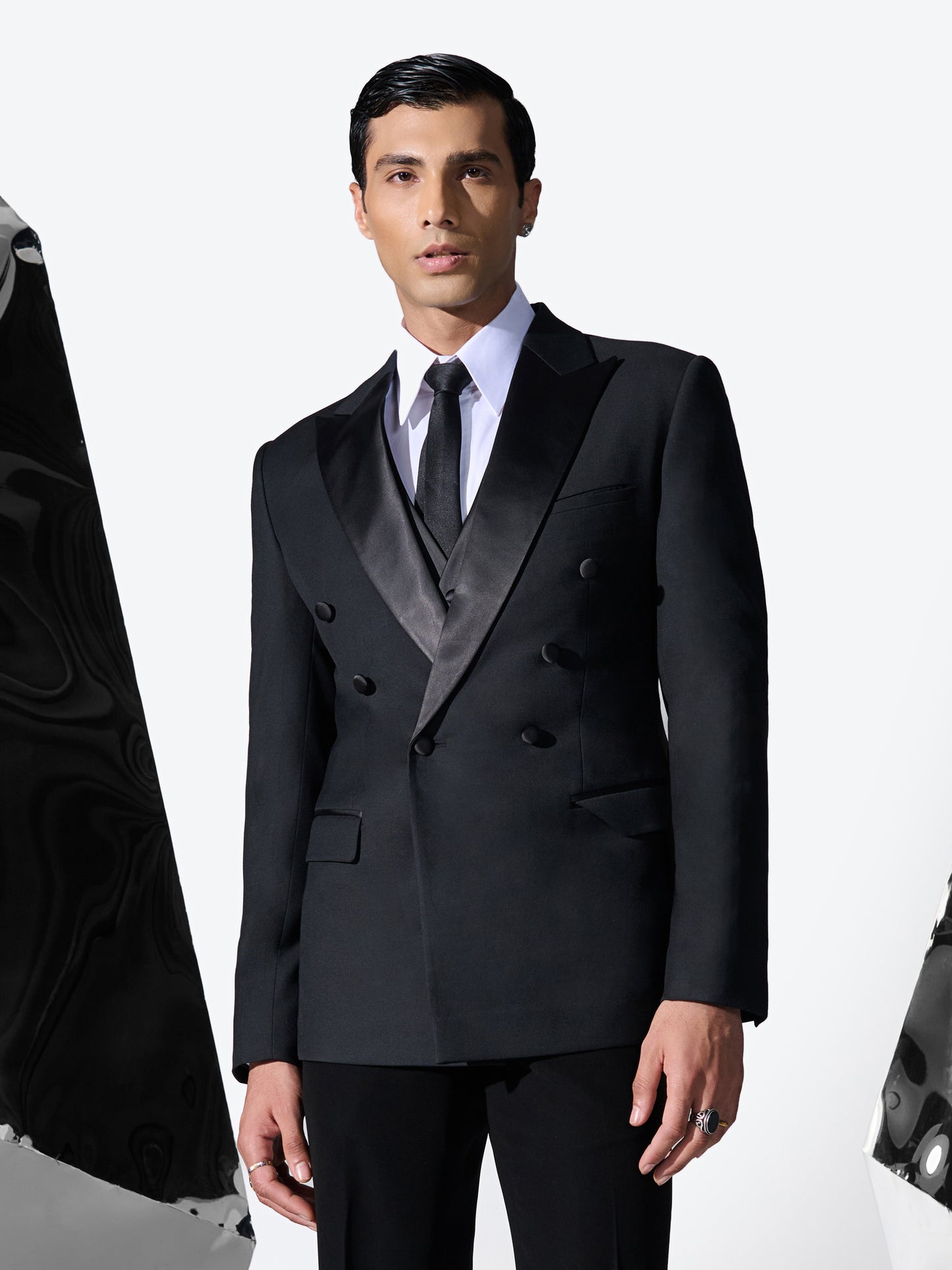 Double Breasted Obsidian Tuxedo Set