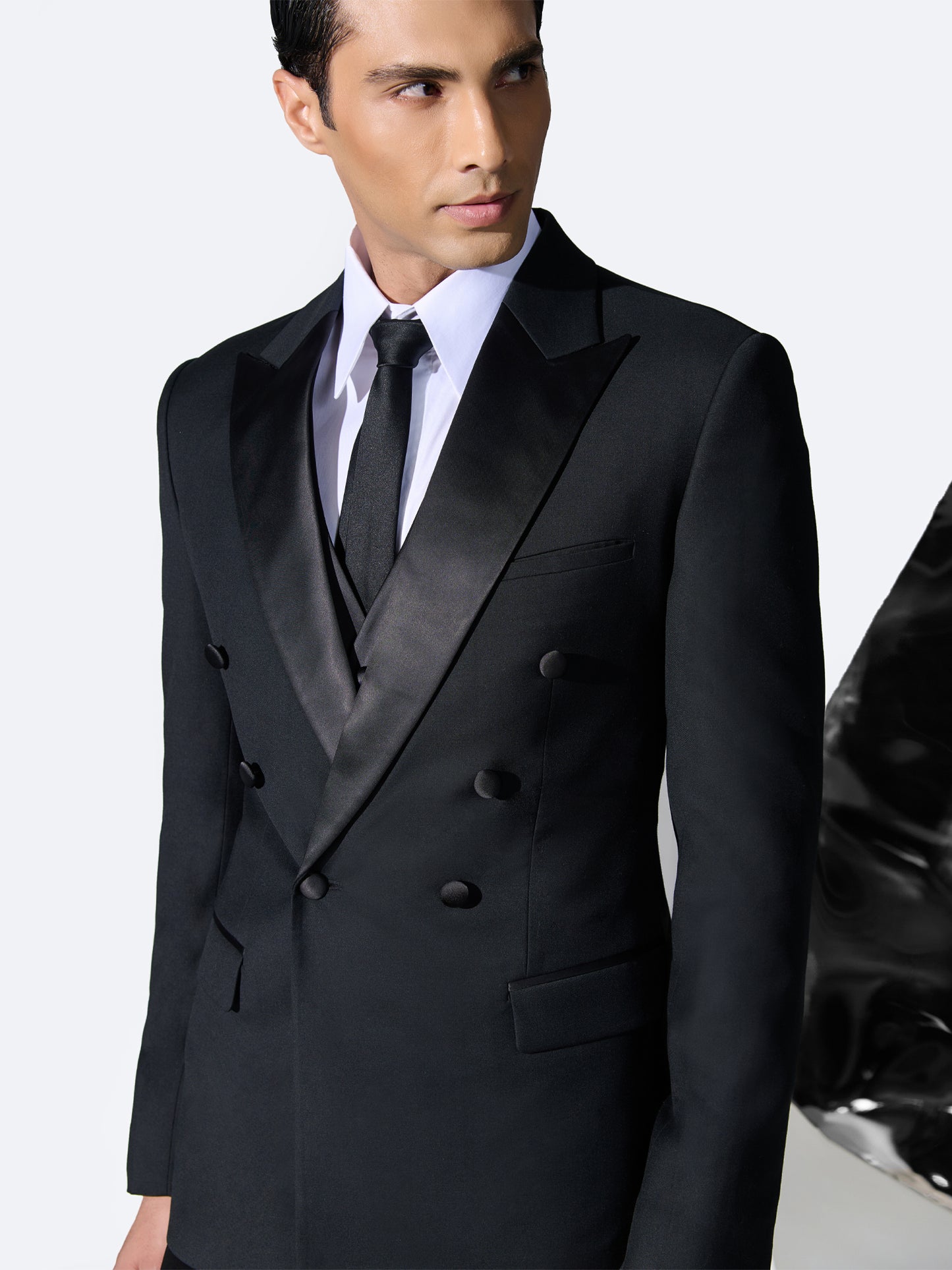 Double Breasted Obsidian Tuxedo Set