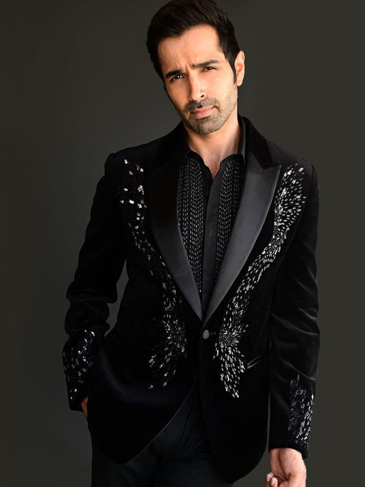 Varun Mitra In Embroidered Tuxedo
