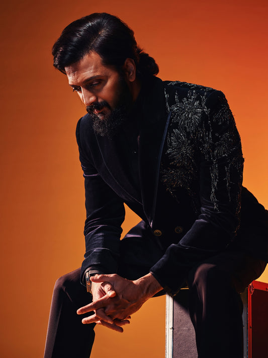 Riteish Deshmukh ⢠In Sirius Double Breasted Tuxedo