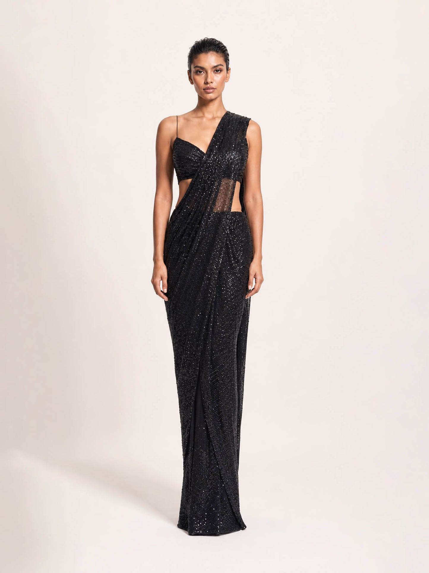 Midnight Drape Saree
