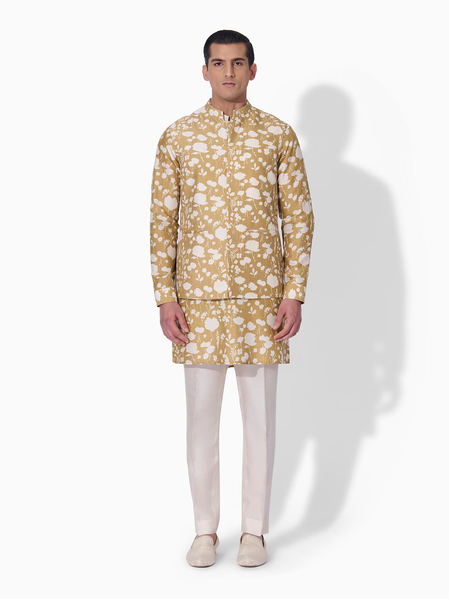 Floral Printed Bundi Set