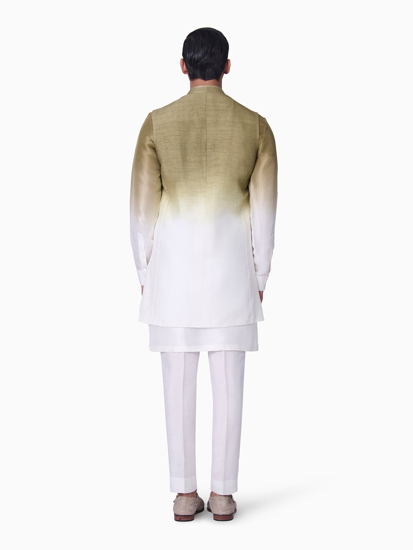 Leaf Green Ombre Bundi Set