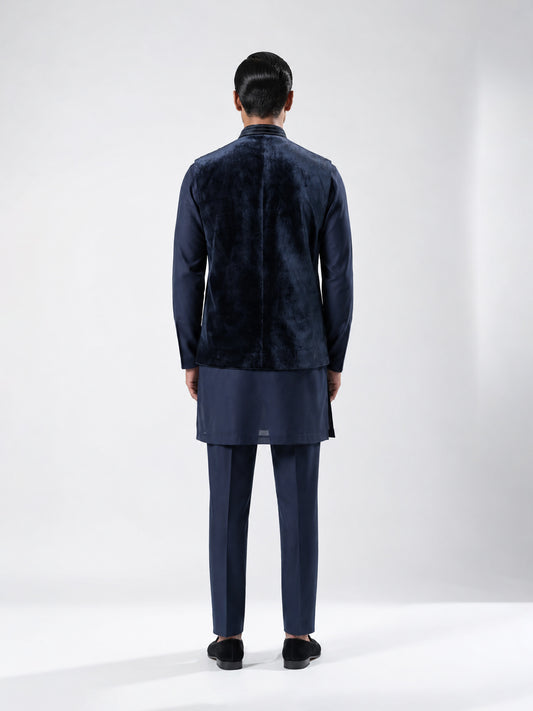 Midnight Vine Waist Jacket Set