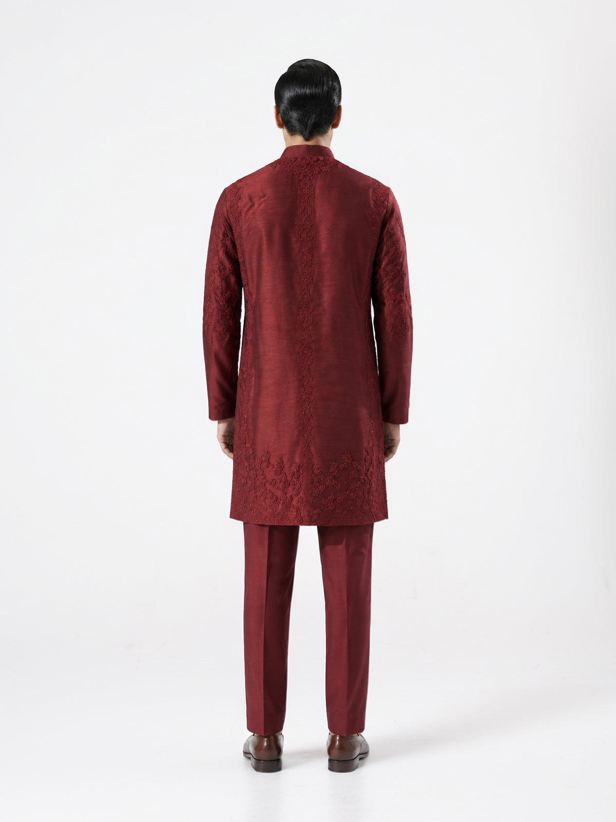 Crimson Reverie Kurta Set