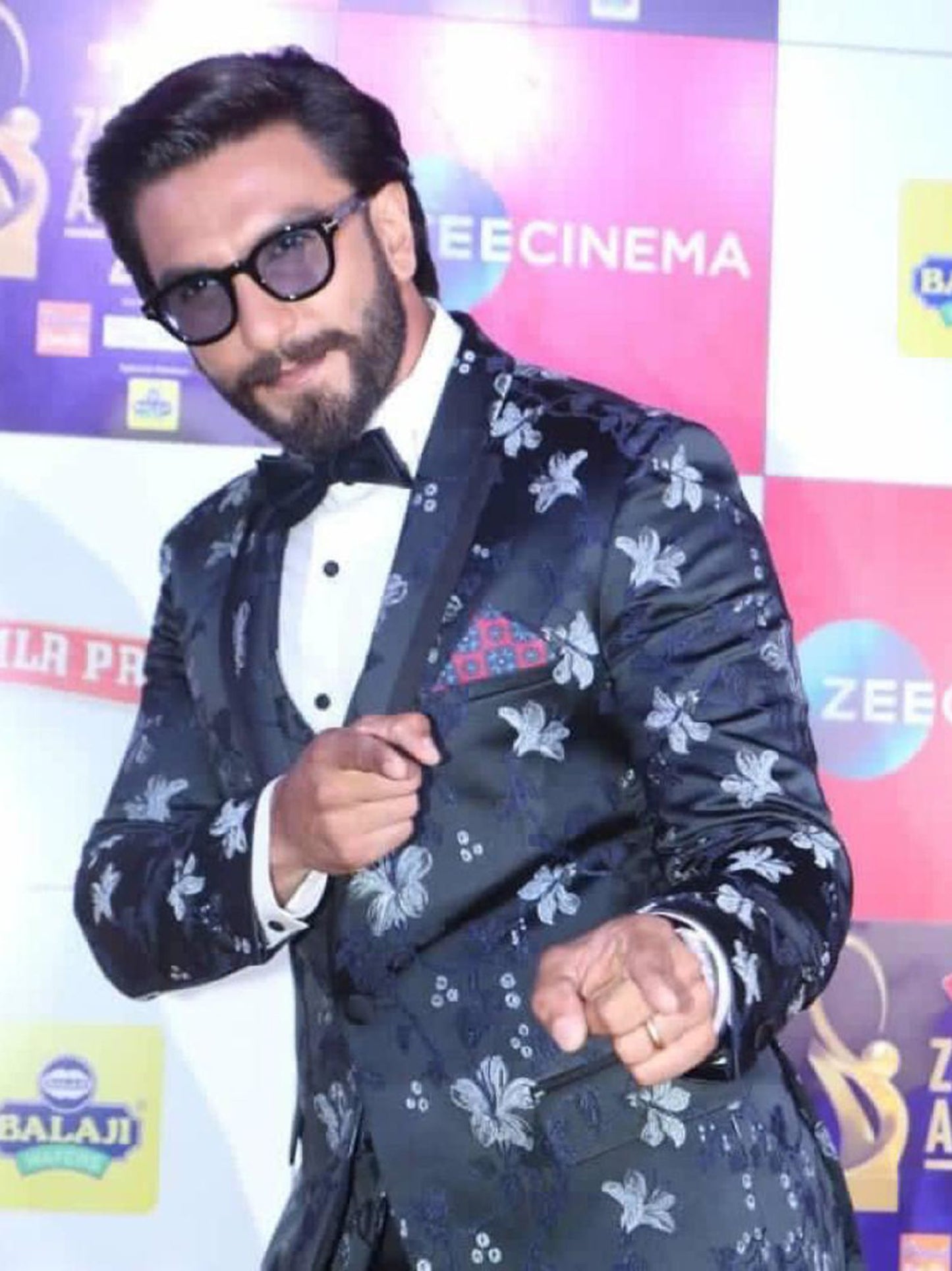 Ranveer Singh In Floral Printed Jacket