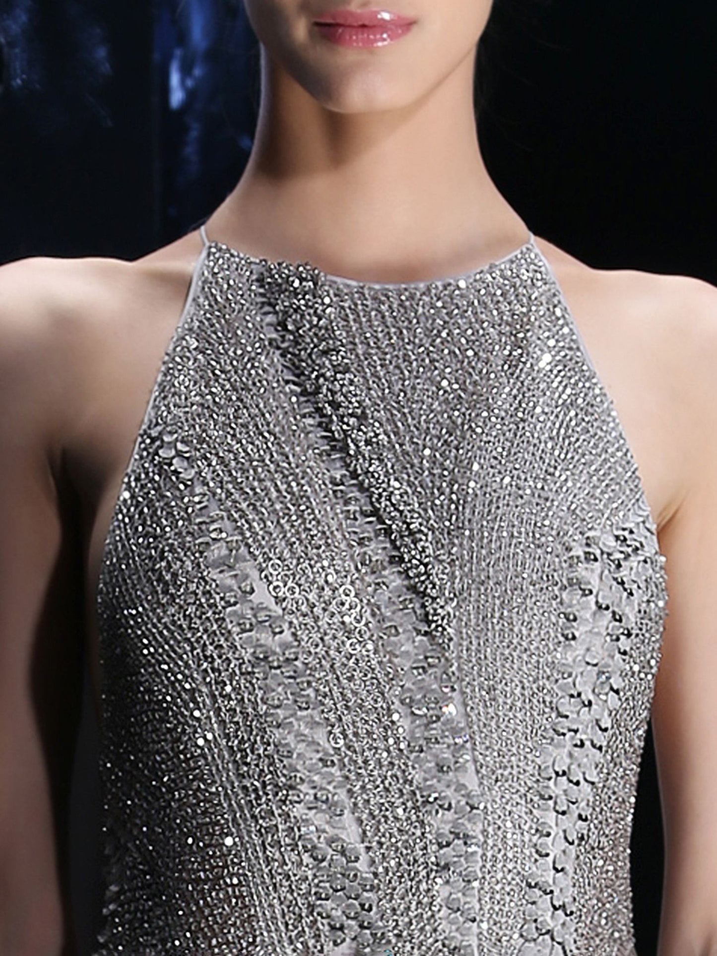 Mira Rajput In Venus Silver Embellished Gown