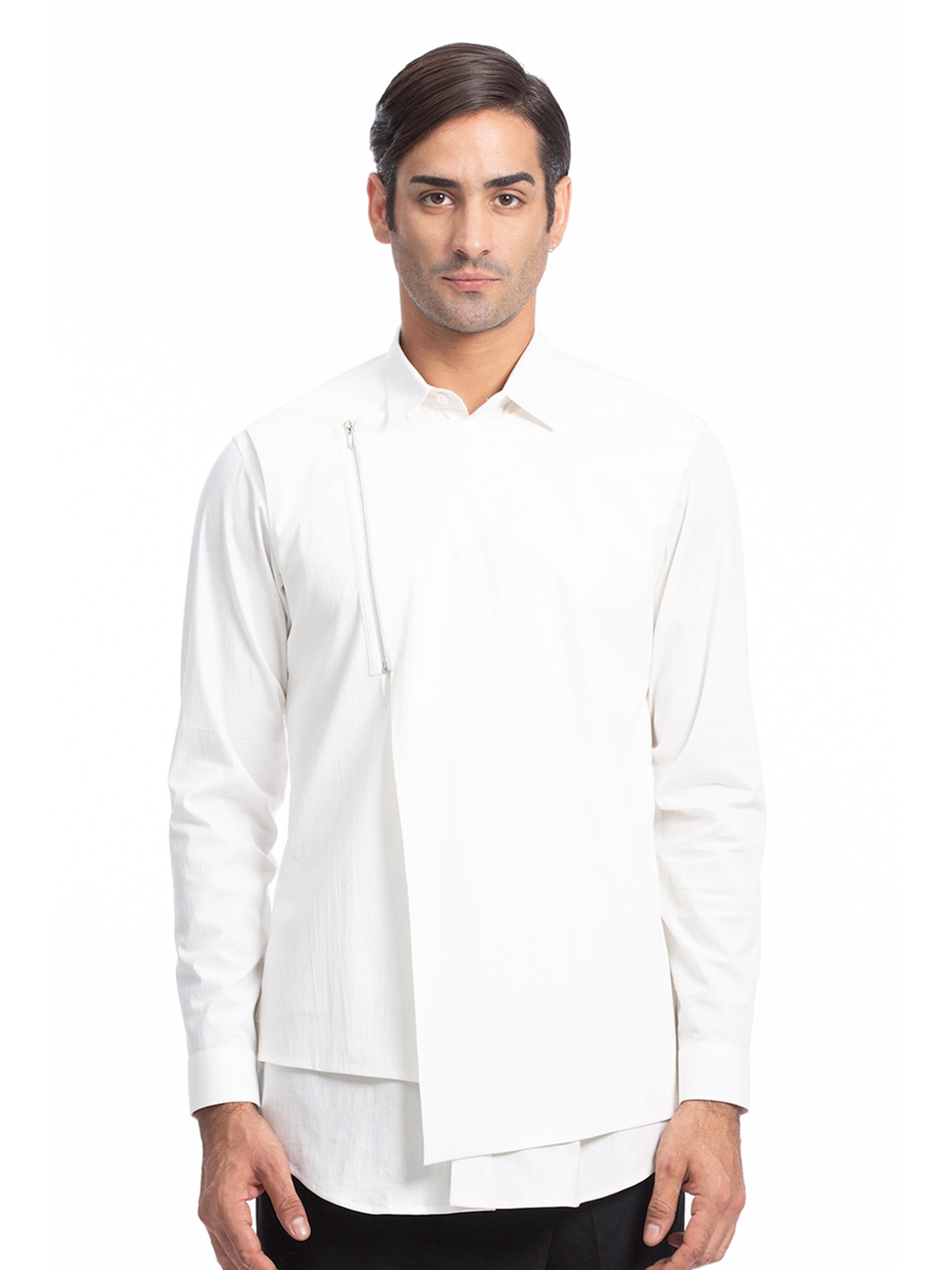 White Wrap Shirt