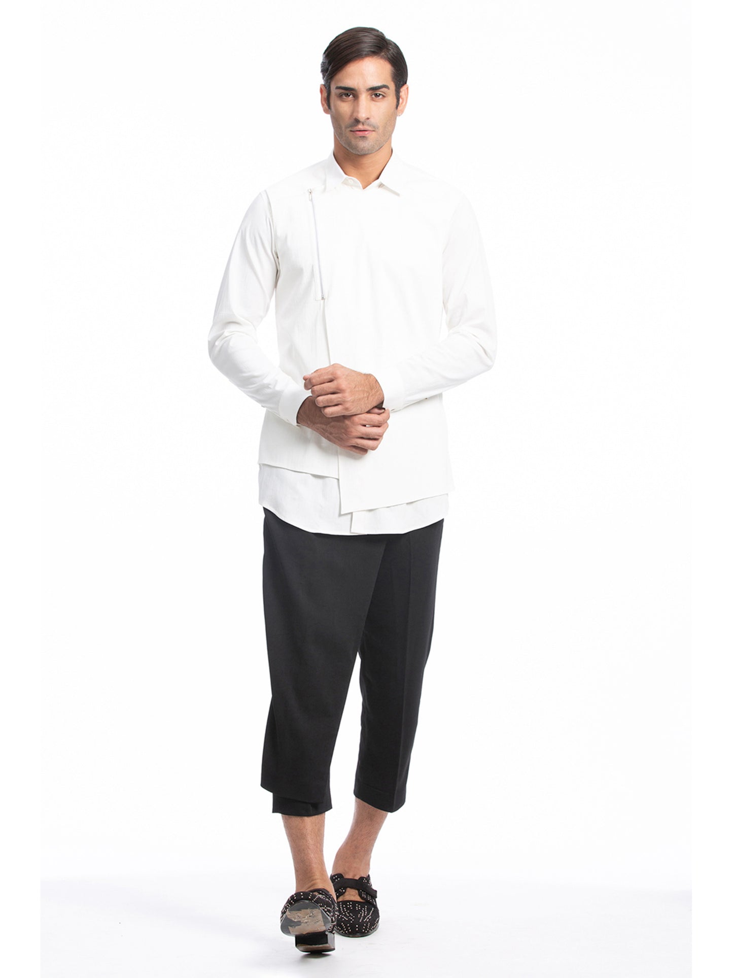 White Wrap Shirt