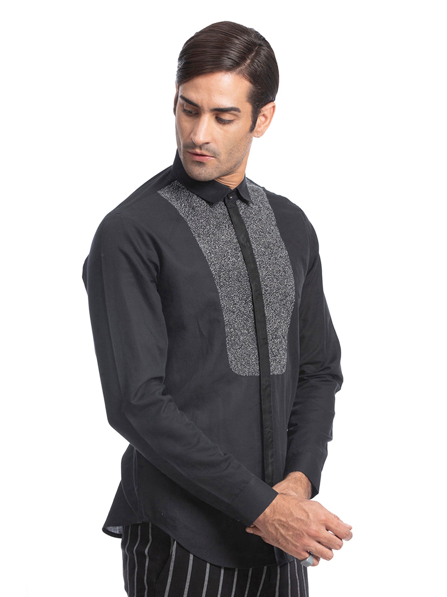 Black Cotton Shirt