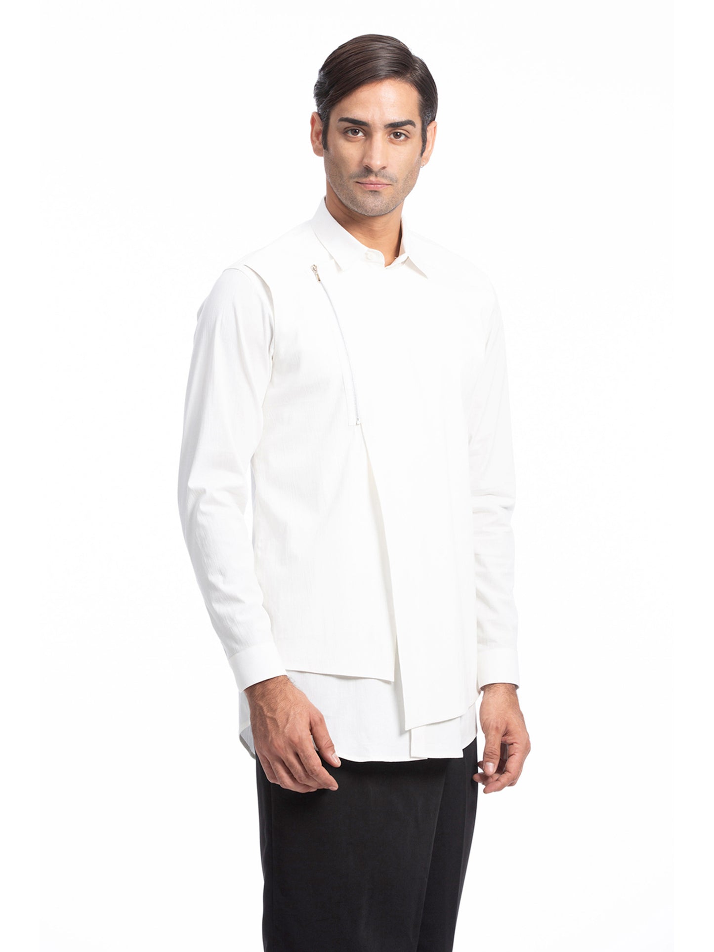 White Wrap Shirt