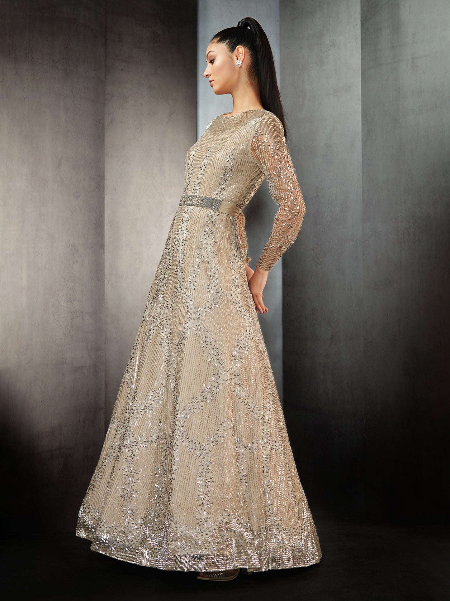 Crystal Bloom Gown