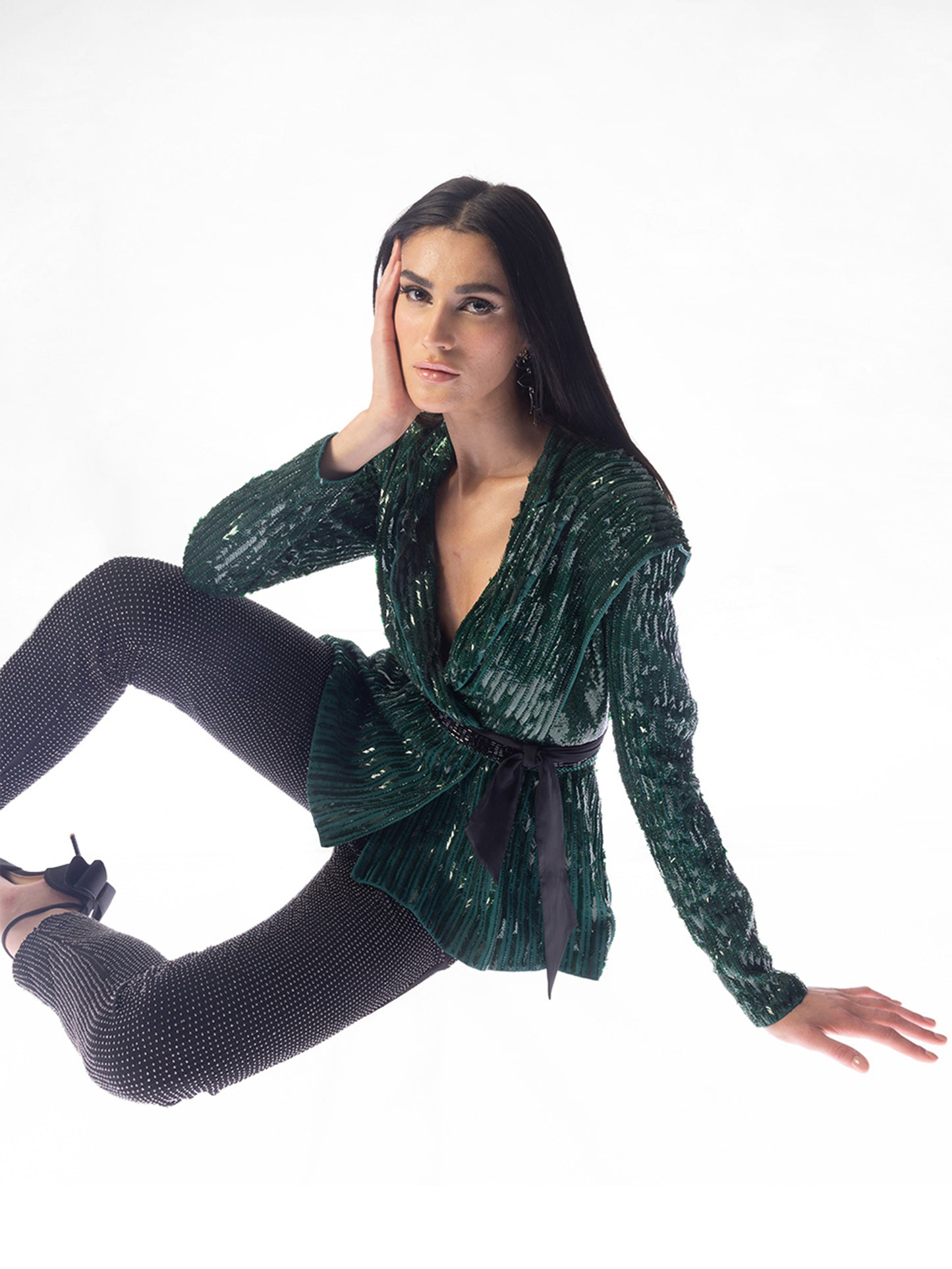Arrow Sequin Jacket