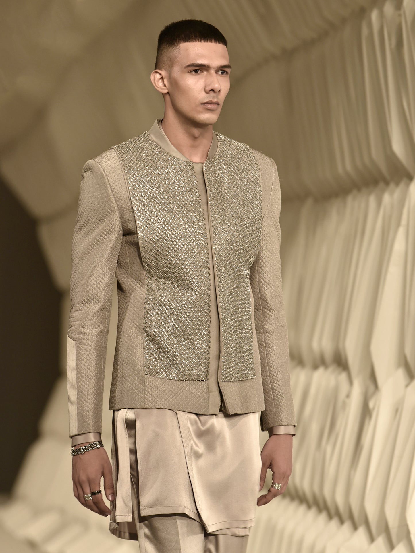 Louvers Jacket Set