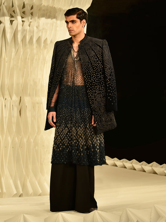 Mosaic Sherwani Set