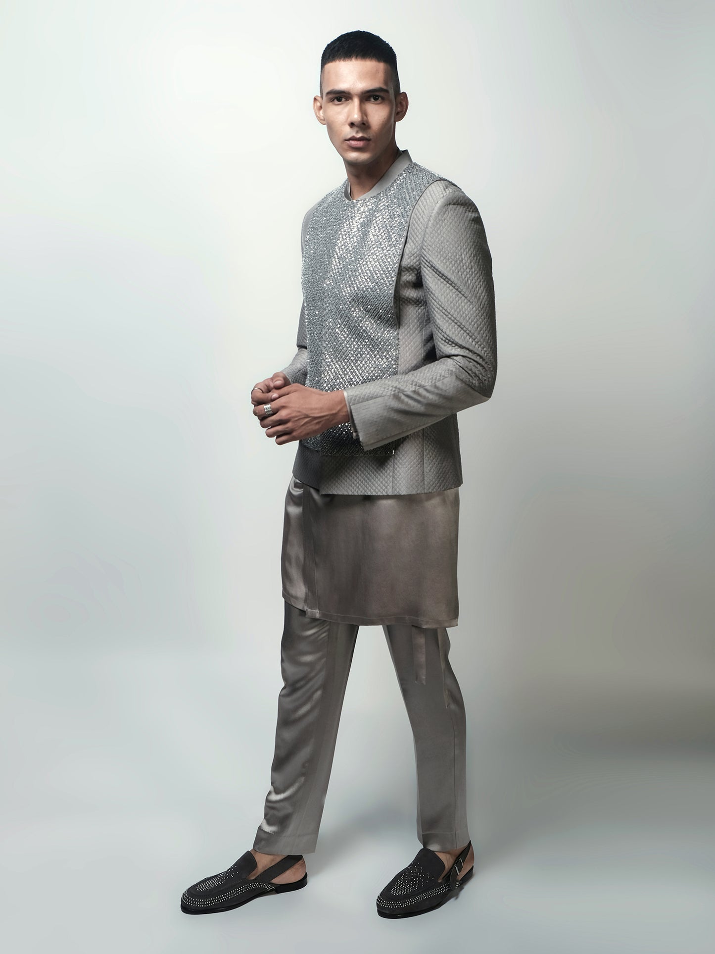Louvers Jacket Set