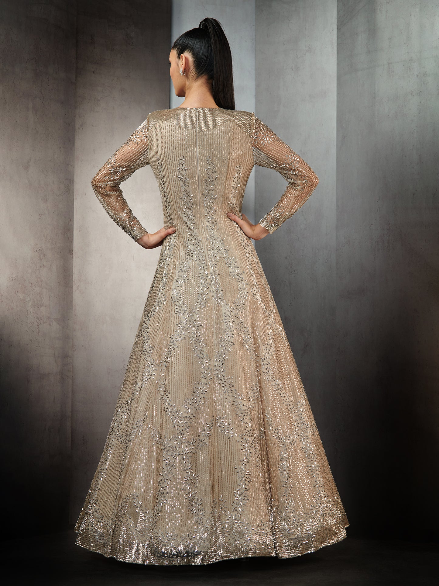 Crystal Bloom Gown