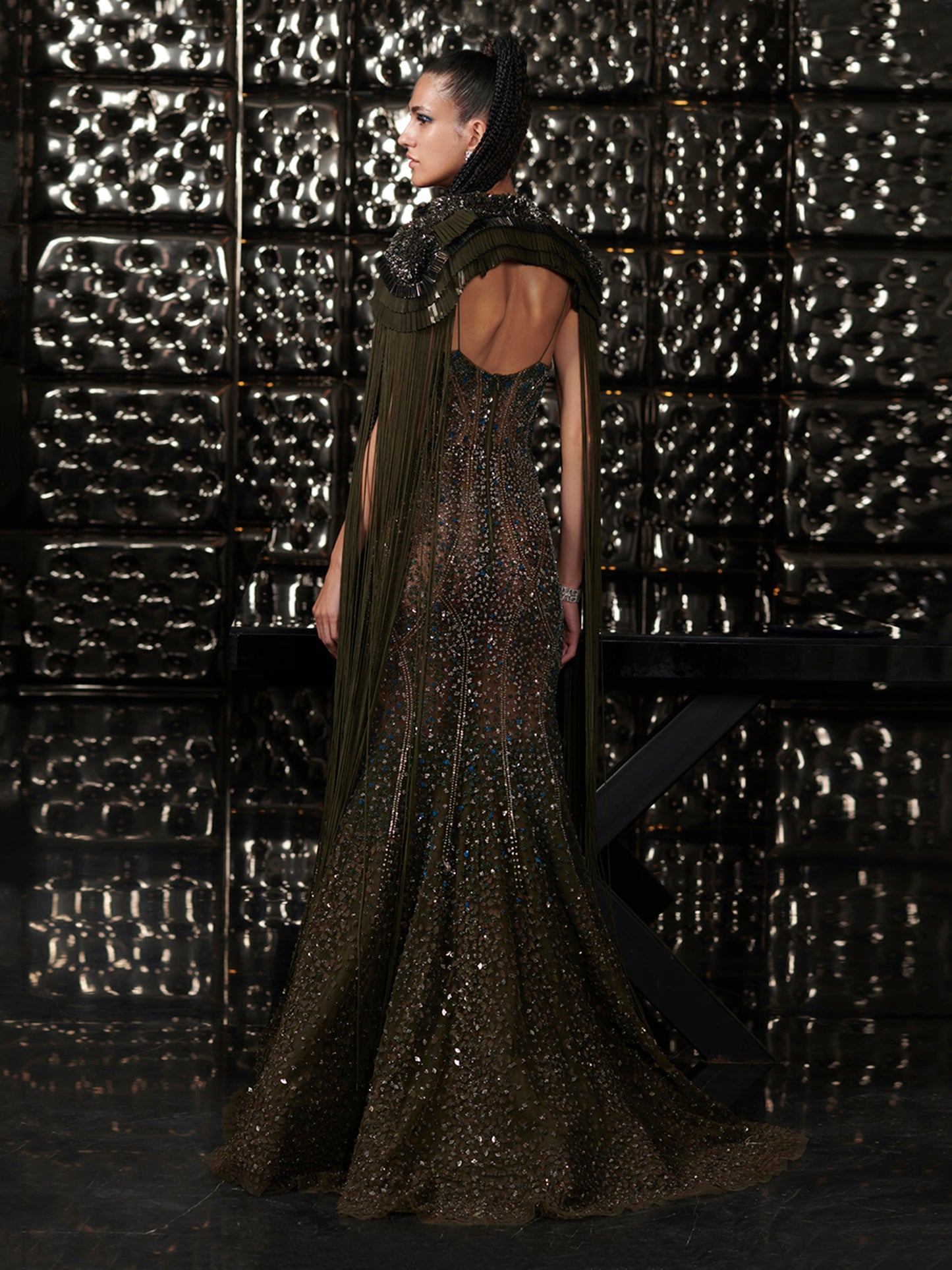 Starry Glitch Gown