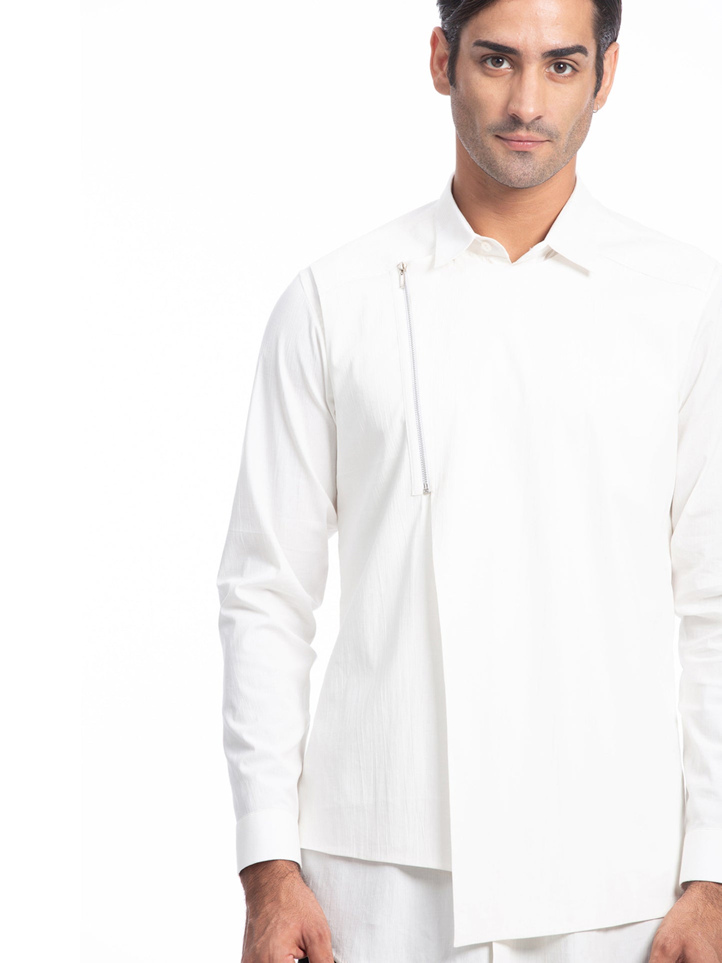 White Wrap Shirt