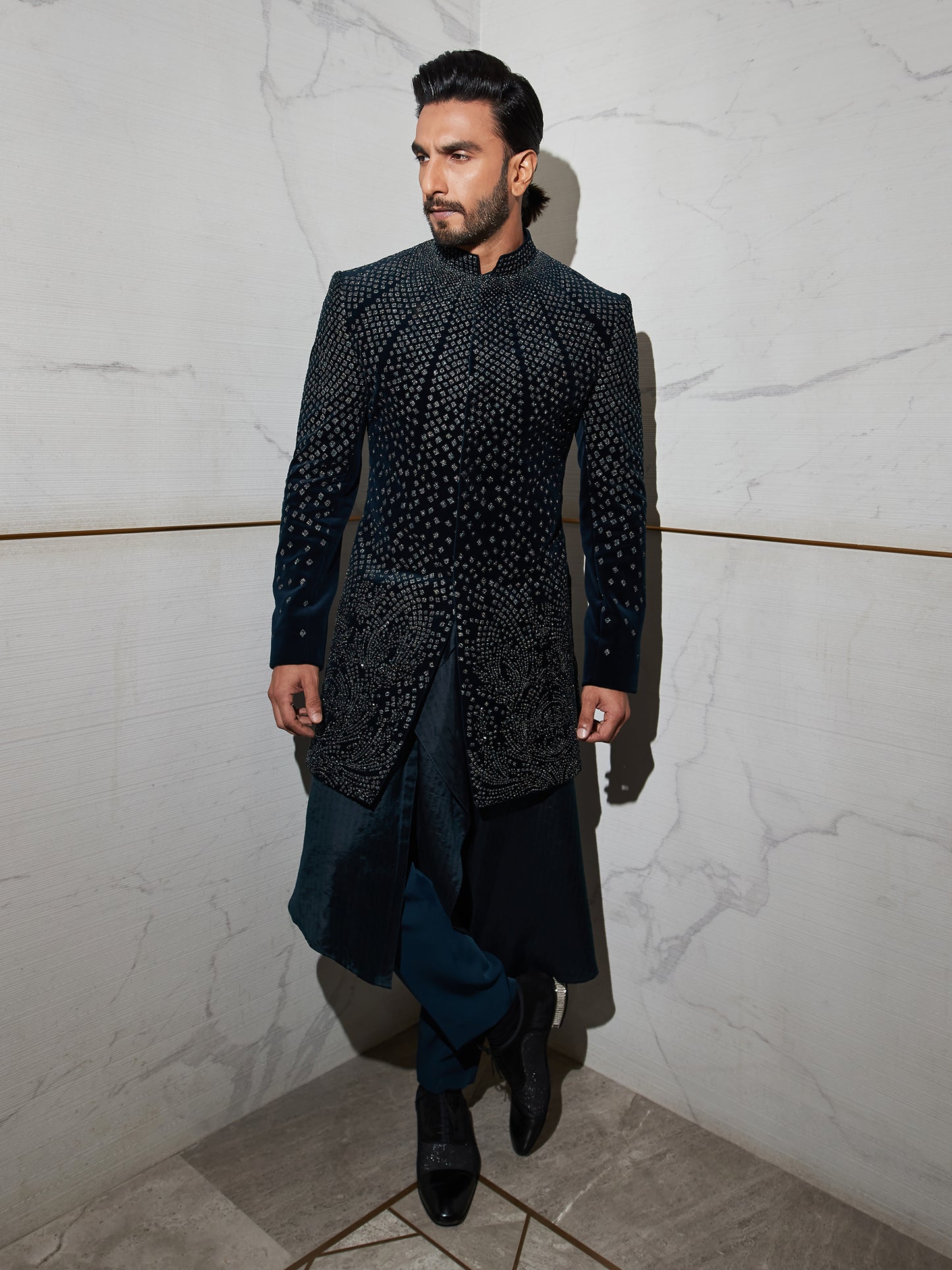 Ranveer Singh In Mosaic Sherwani
