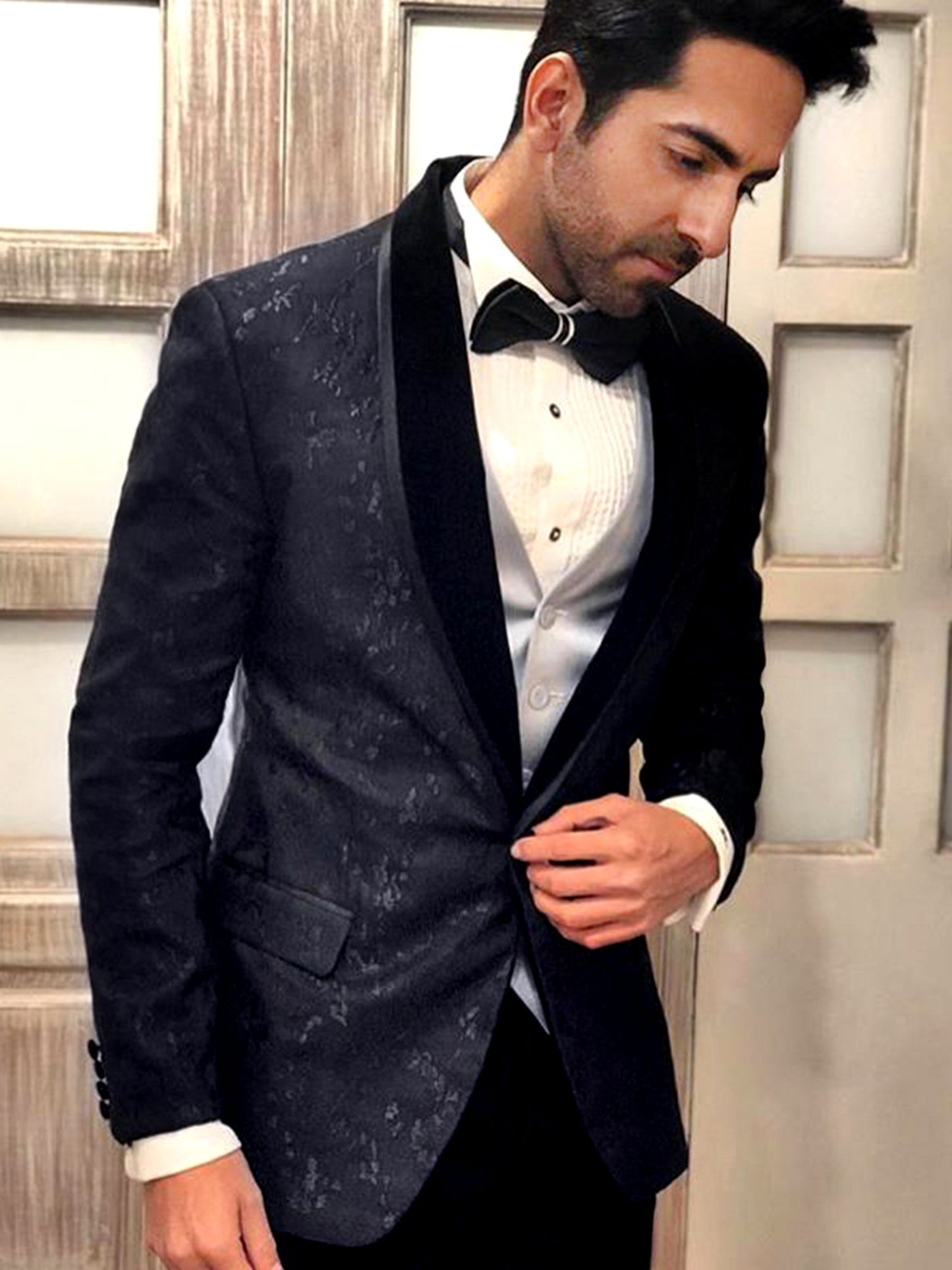 Ayushmann Khurrana In Shawl Collar Tuxedo