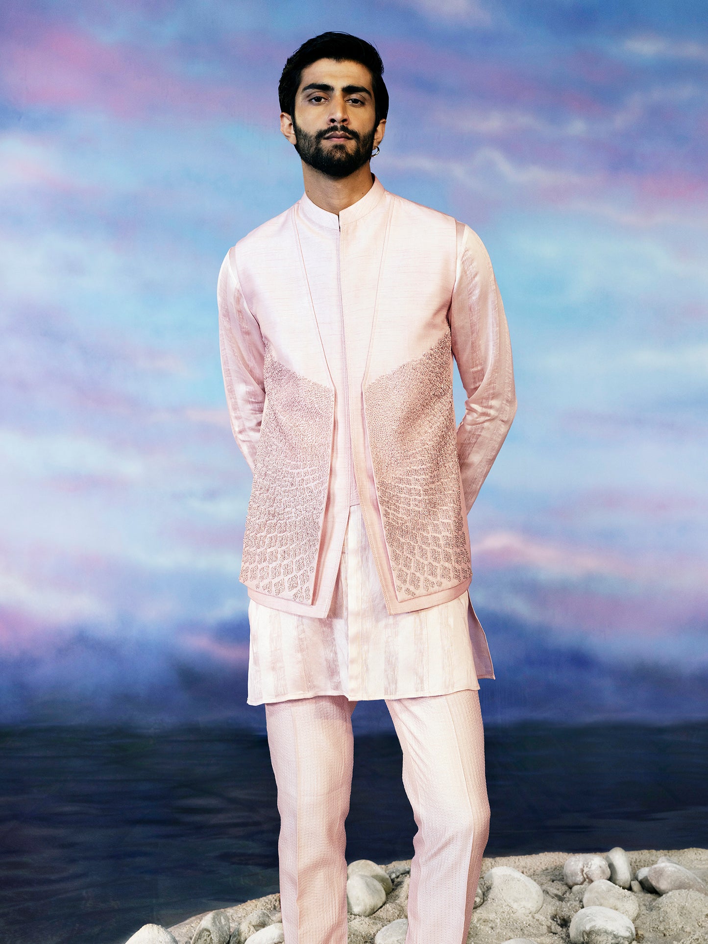 Carnelian Waist Jacket Set