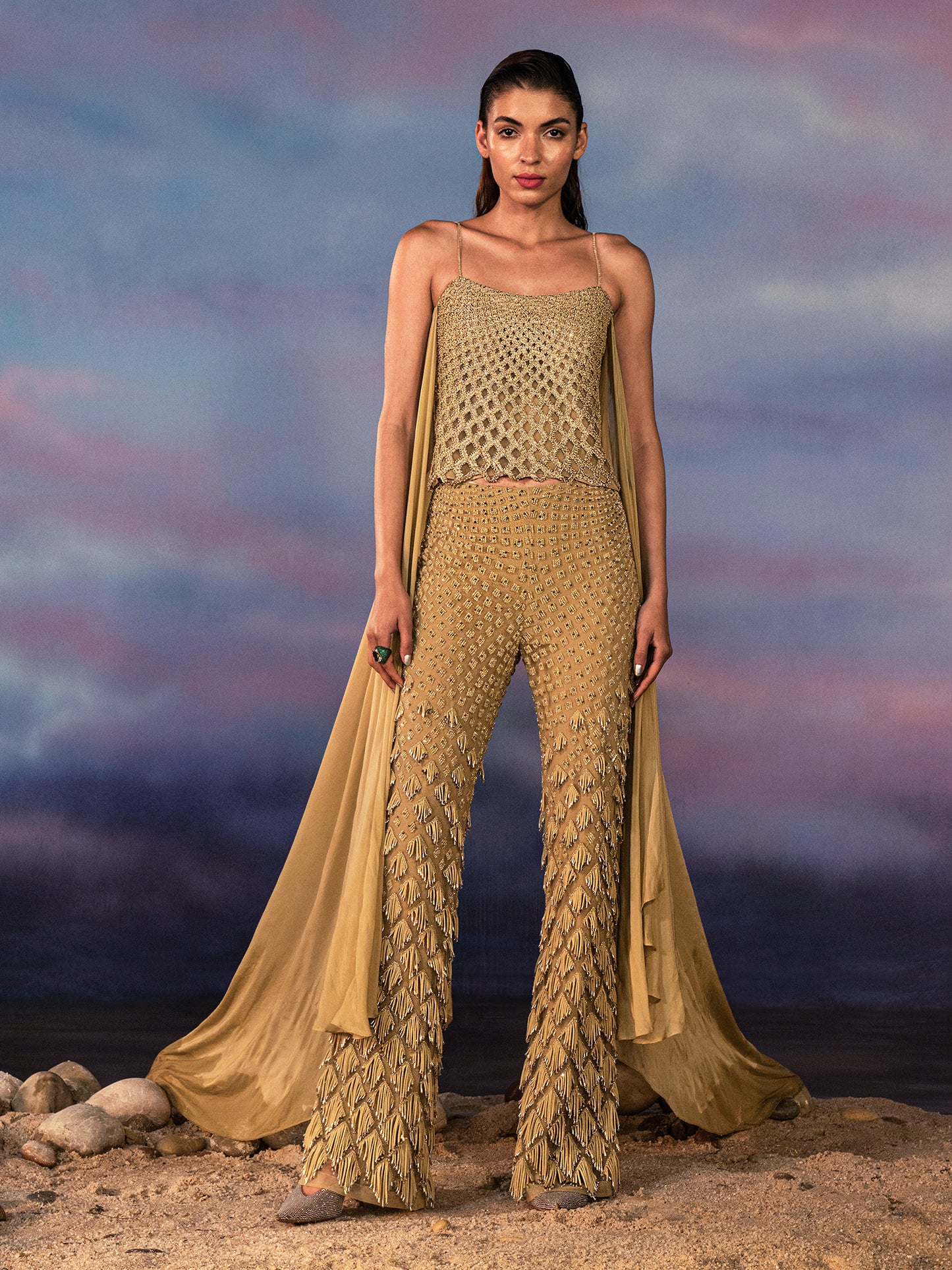 Citrine Swing Top With Fornix Trouser