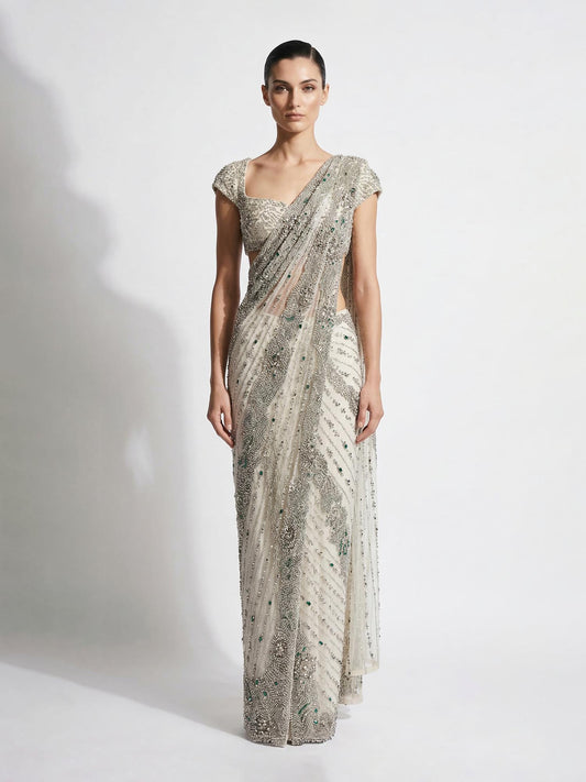 Celestial Embellished Draped Saree