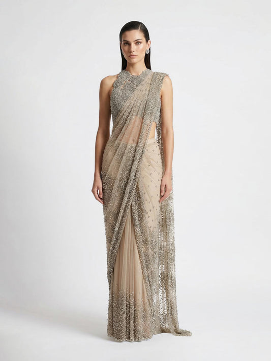 The Stardust Shimmer Saree