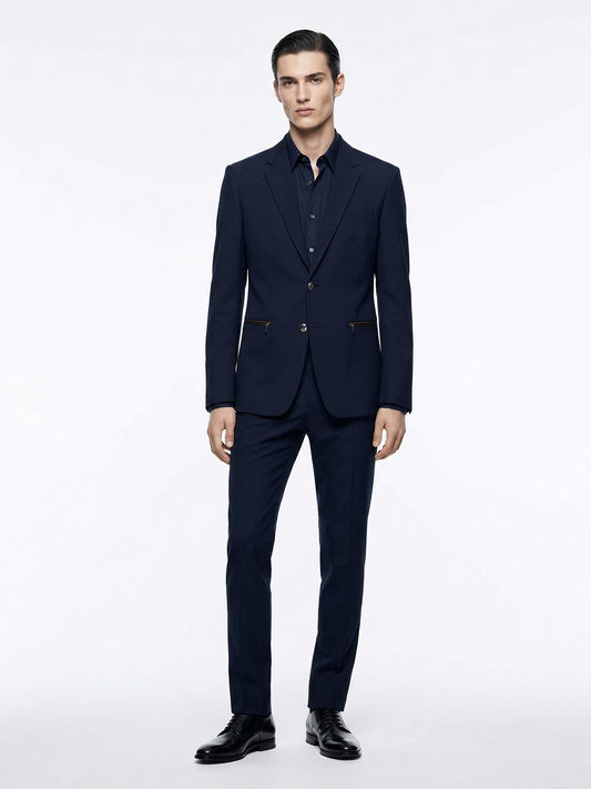 Classic Navy Tailored Suit