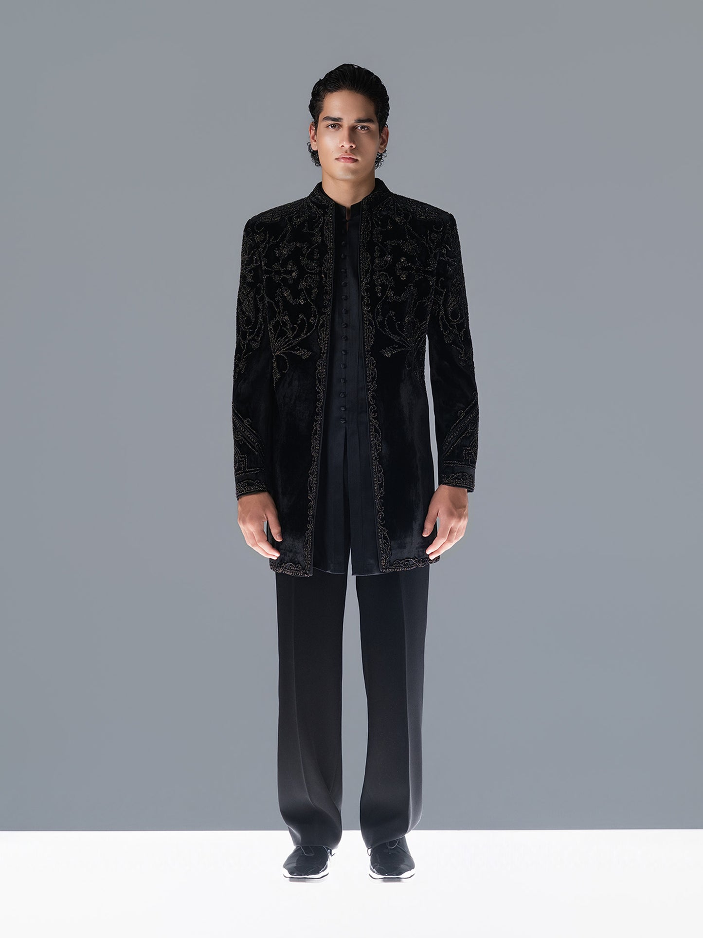 Midnight Grove Sherwani Set