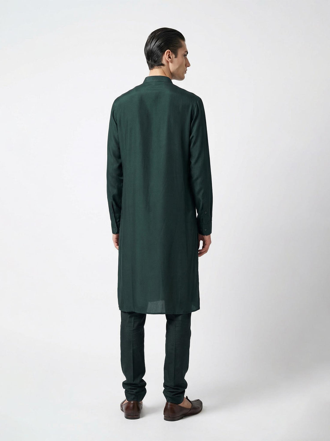 Emerald Asymmetric Kurta Set